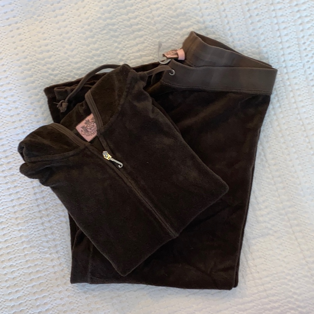 Vintage Juicy Couture Terry Tracksuit with Cropped Bottoms